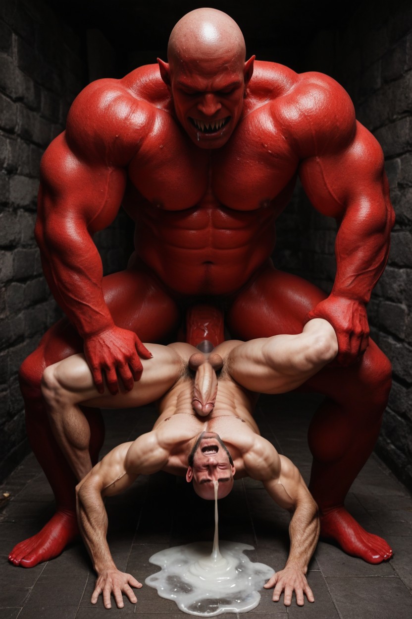 No Mercy, Gaping Hole, Chest Grip AI Gay Porn
