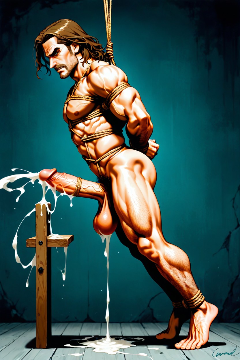 Anatomy, Body Hair, Bondage AI Gay Porn