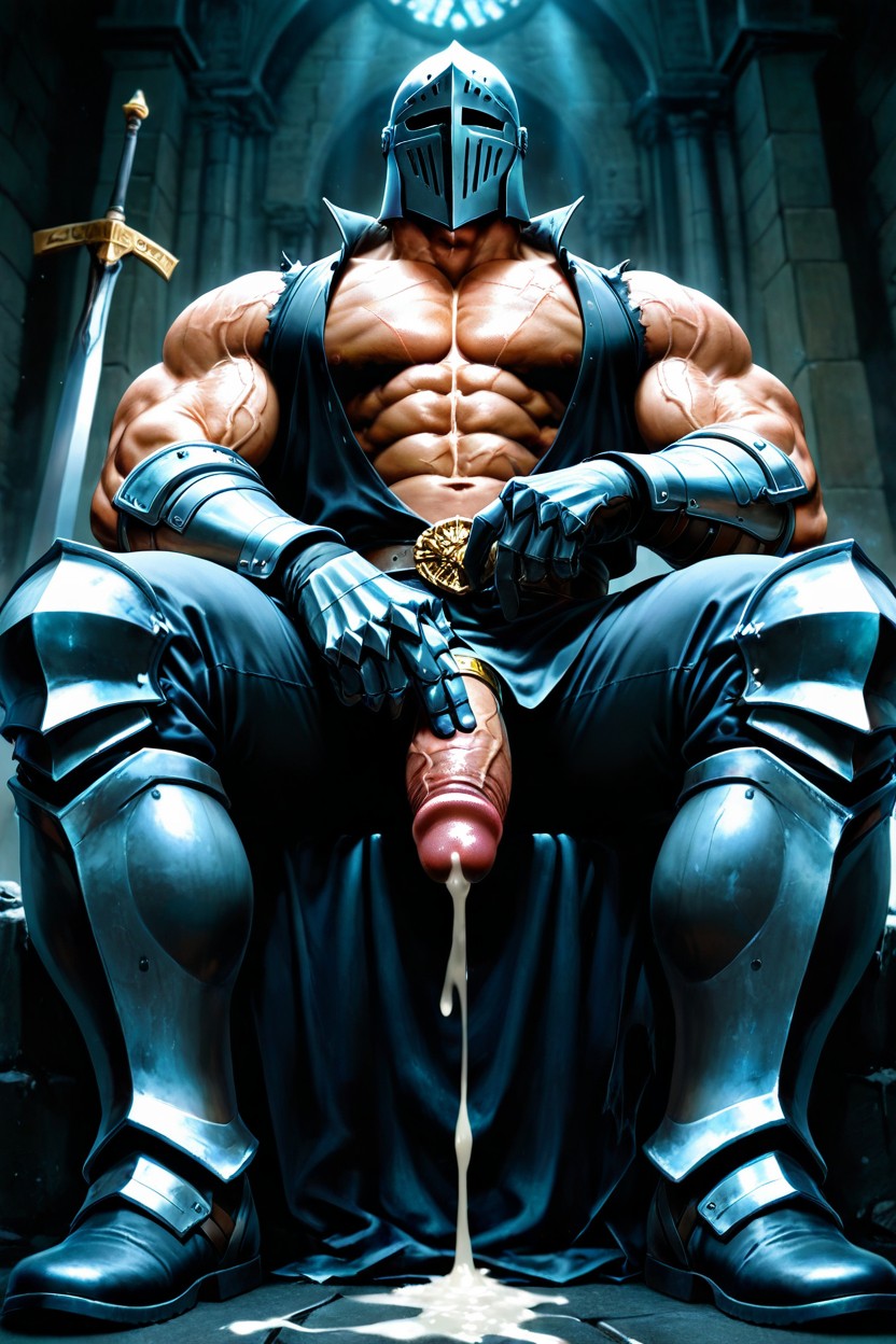 Volumetric, Oversized Muscles, Medieval AI Gay Porn