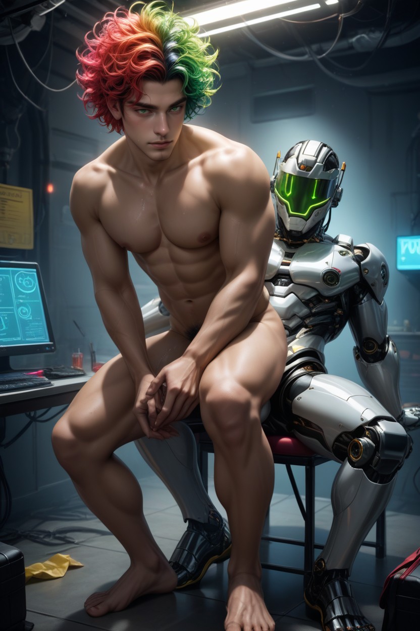 Big Ass, Sunny, Green Eyes AI Gay Porn