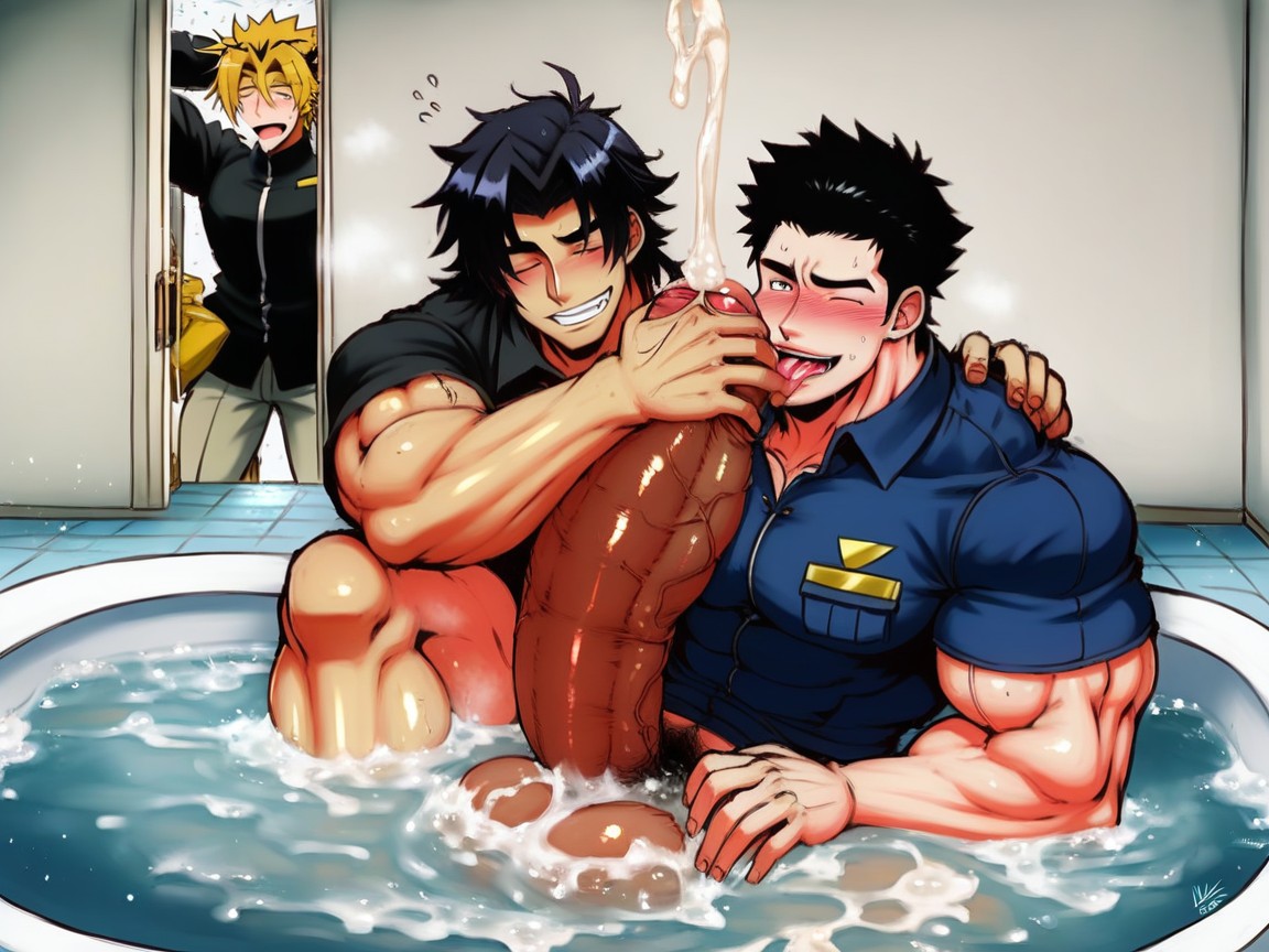 Bara Hentai, Massive Enormous Giant Uncut Hyper Cock, Hdr AI Gay Porn