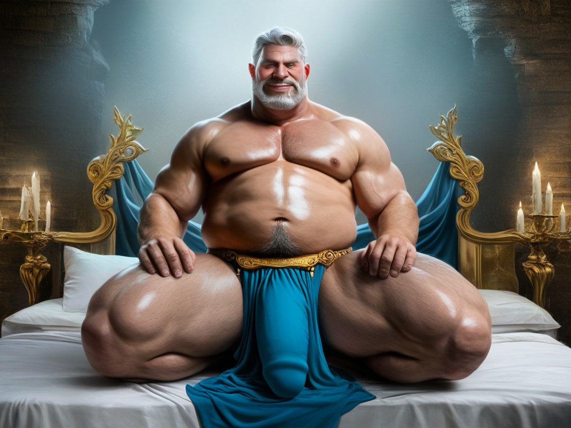 Cock Shaped Abdominal, Colossal Thighs, Colossal Ass AI Gay Porn