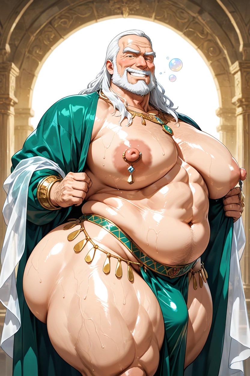 Belly Dancer, Sexy Curved Body, Islamic AI Gay Porn