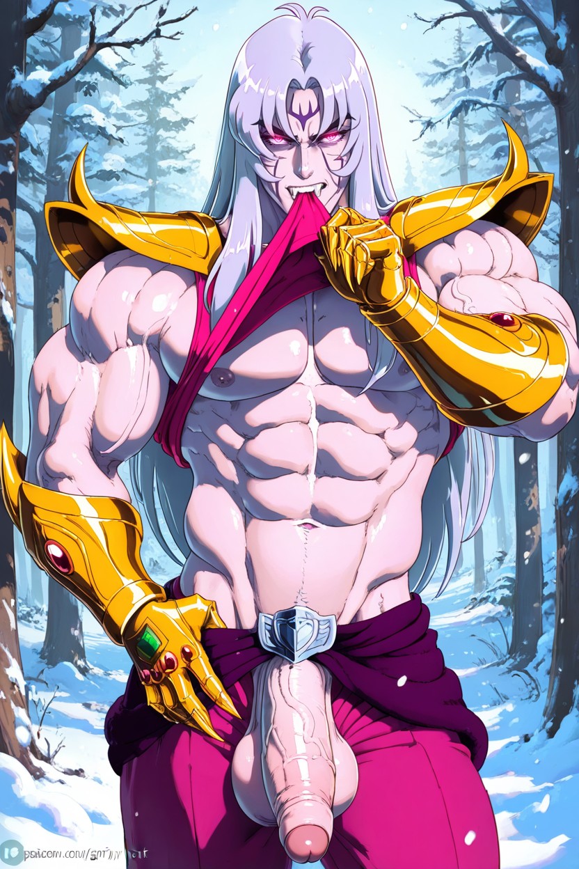 Selfie, Biting Shirt, Saint Seiya AI Gay Porn