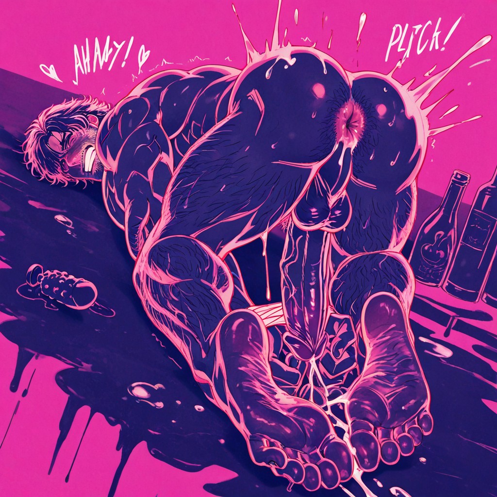 Fleshy Anus, K, Full Body AI Gay Porn