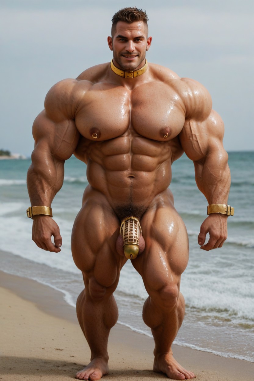 Octane Render, Well Defined Legs, Sweet Face ゲイAIポルノ