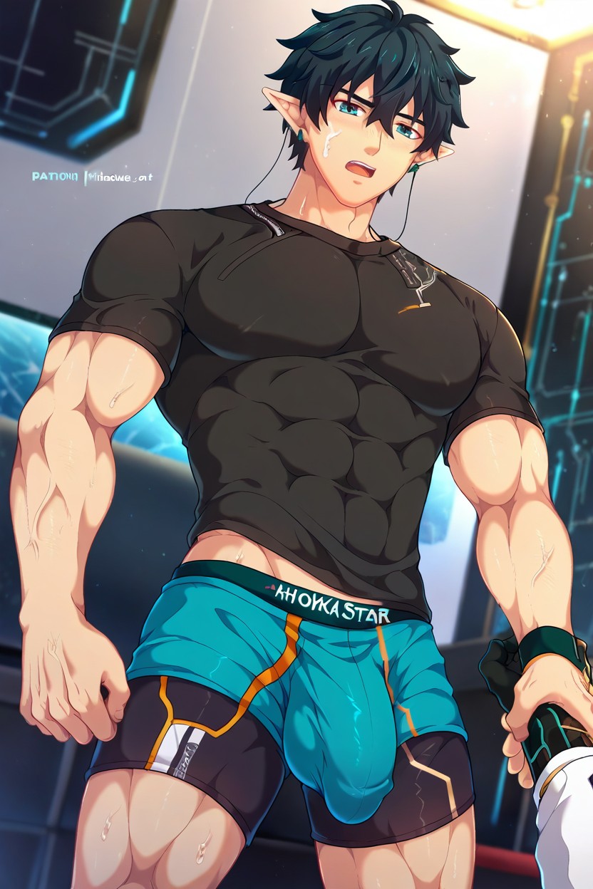 オイルを塗った肌, Mikkoukun Art Style, K ゲイAIポルノ