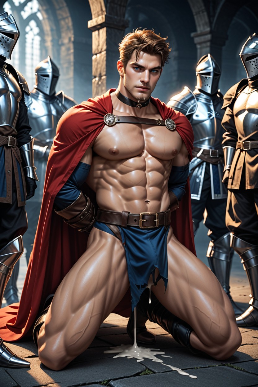 Dungeon, Armor, Full Body AI Gay Porn