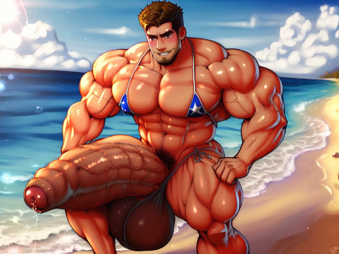 Thick Clear Precum, Clean Lines, Hdr AI Gay Porn