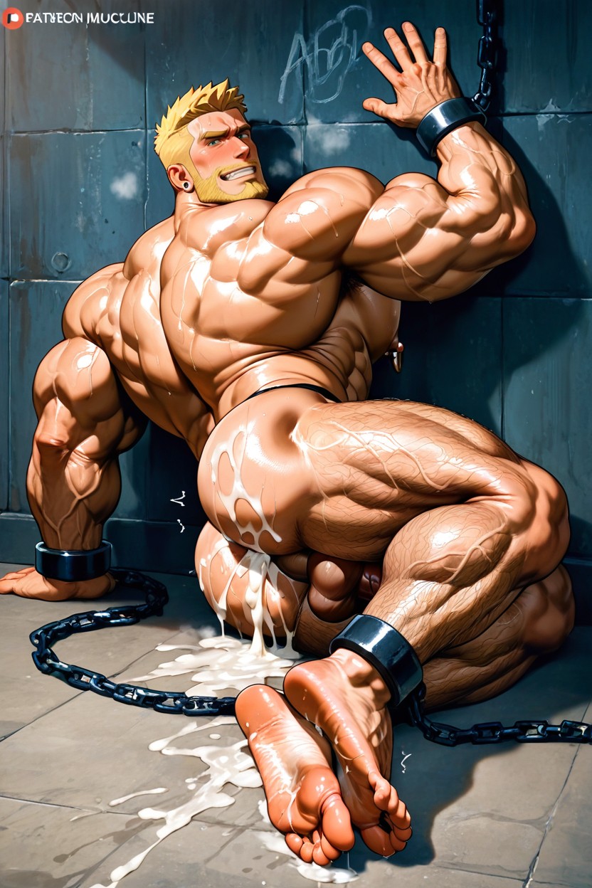 Musculine, Large Pecs, Sweaty AI同性戀黃片