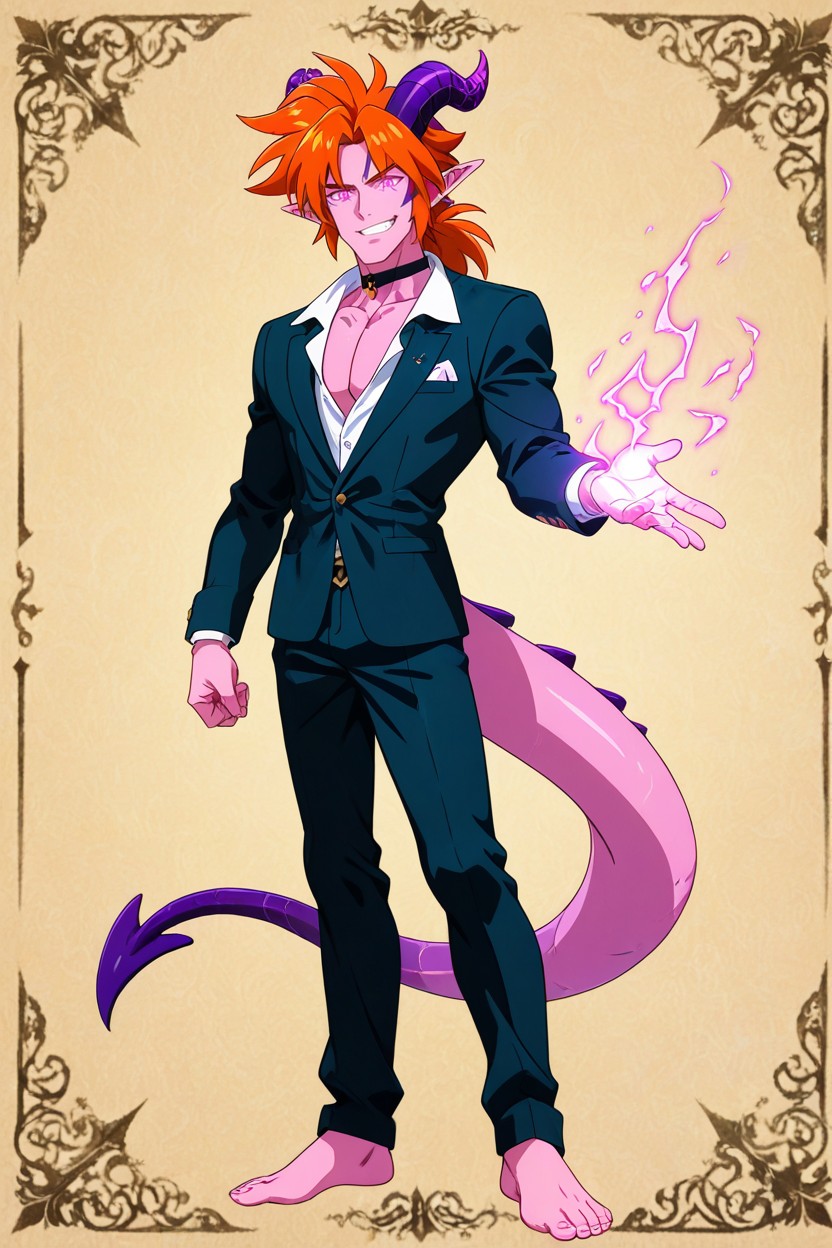 Normal Colors, Swept-back Obsidian Horns, A Style Is Bright Porno gay IA