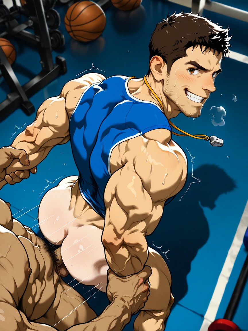 Brown Hair, Arm Grab, 泡泡屁股 AI同性戀黃片