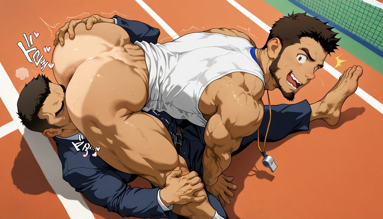 Focus Standing, Pubic Hair, Trembling ゲイAIポルノ