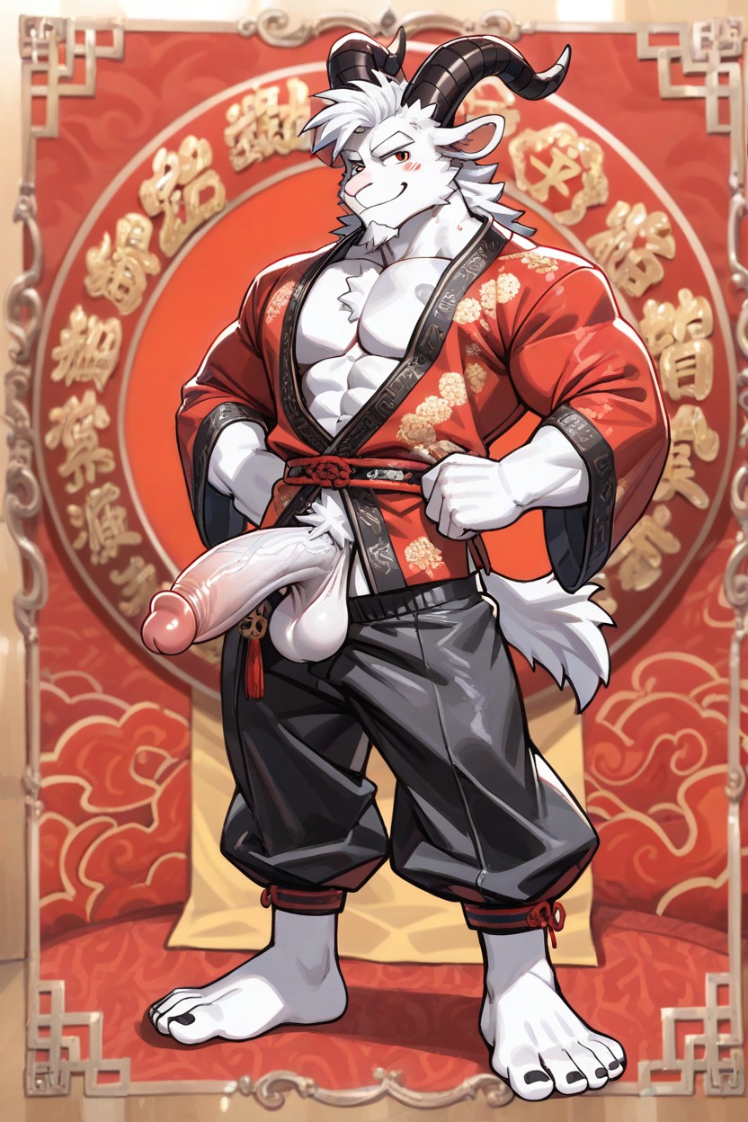 Hands On Hips, Open Clothing, Yiff ゲイAIポルノ
