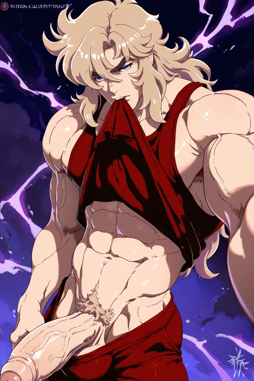 Wavy Hair, 25+, Hand On Cock AI Gay Porn