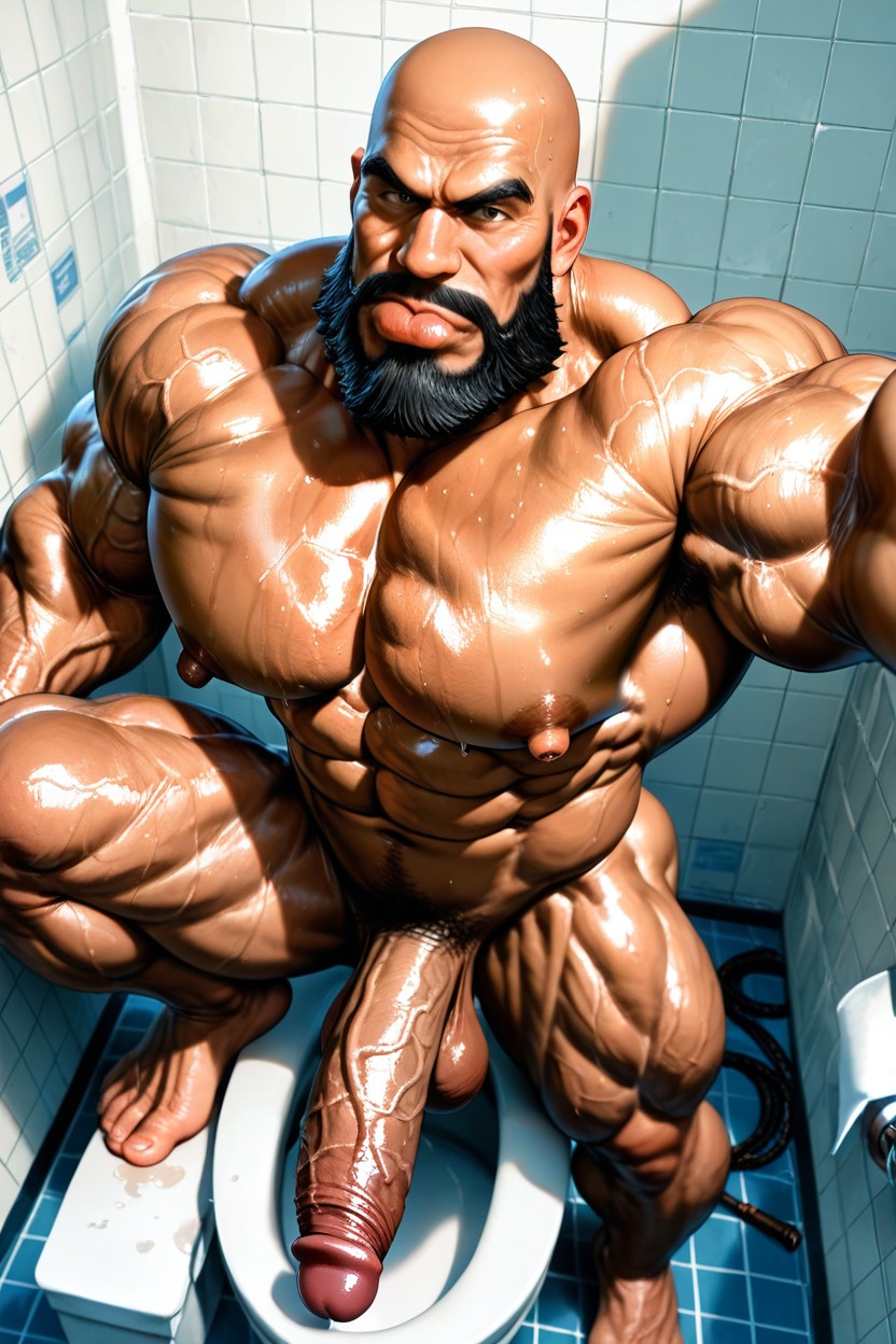 Bodybuilder, Dutch Angle, Beautiful Eyes ゲイAIポルノ