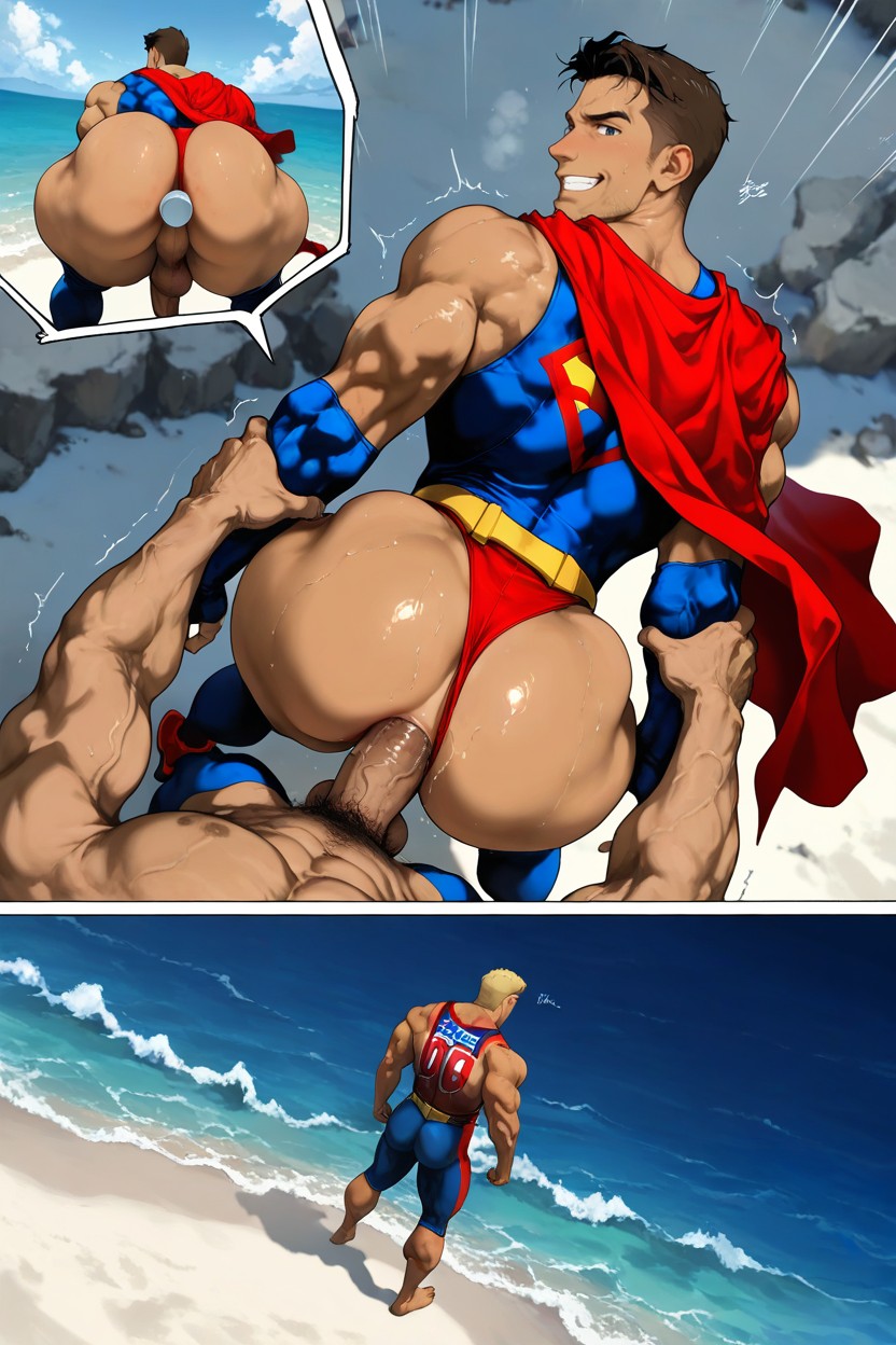 Highly Detailed, Beitemian, Faceless Male AI Gay Porn