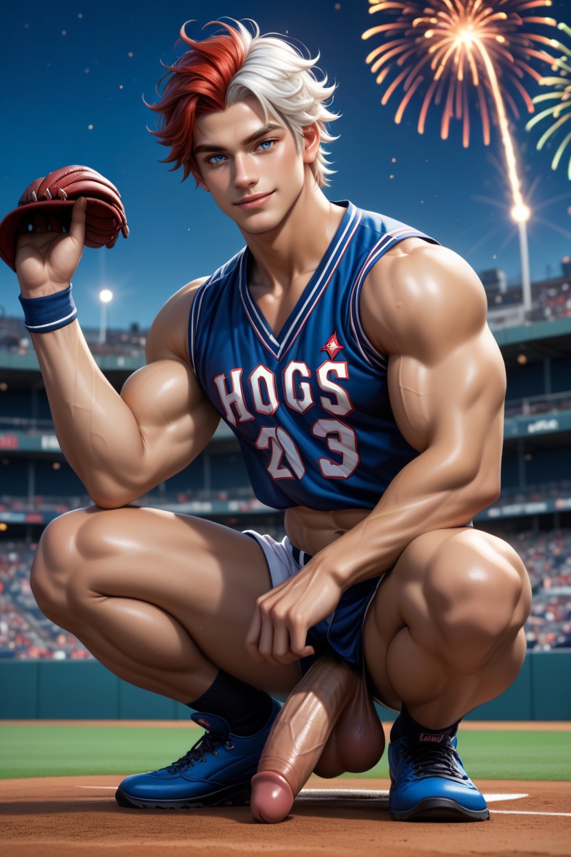 Big Balls, Naked, Nude AI Gay Porn