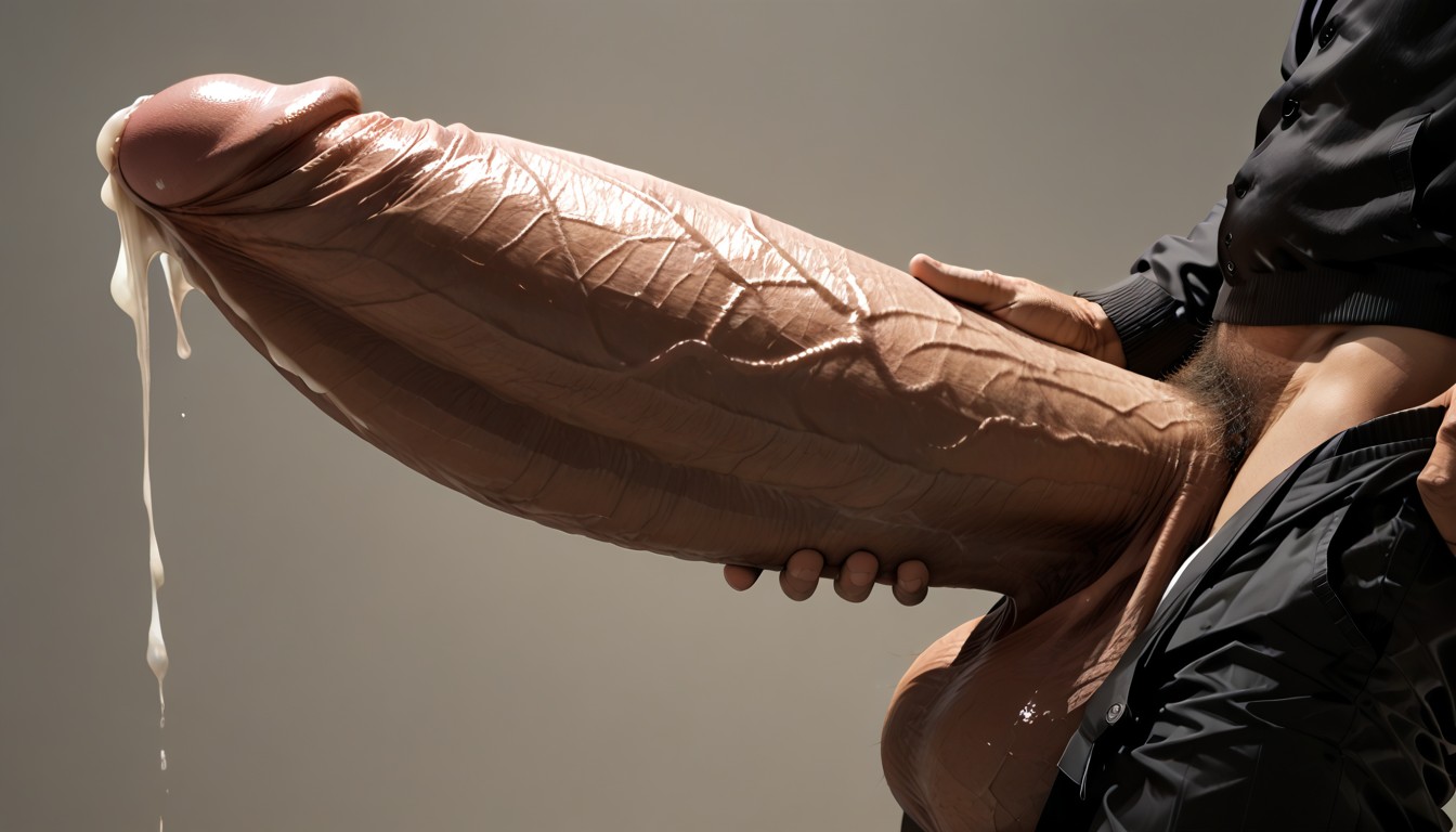 Arms Spread, Realistic, Males Only AI Gay Porn
