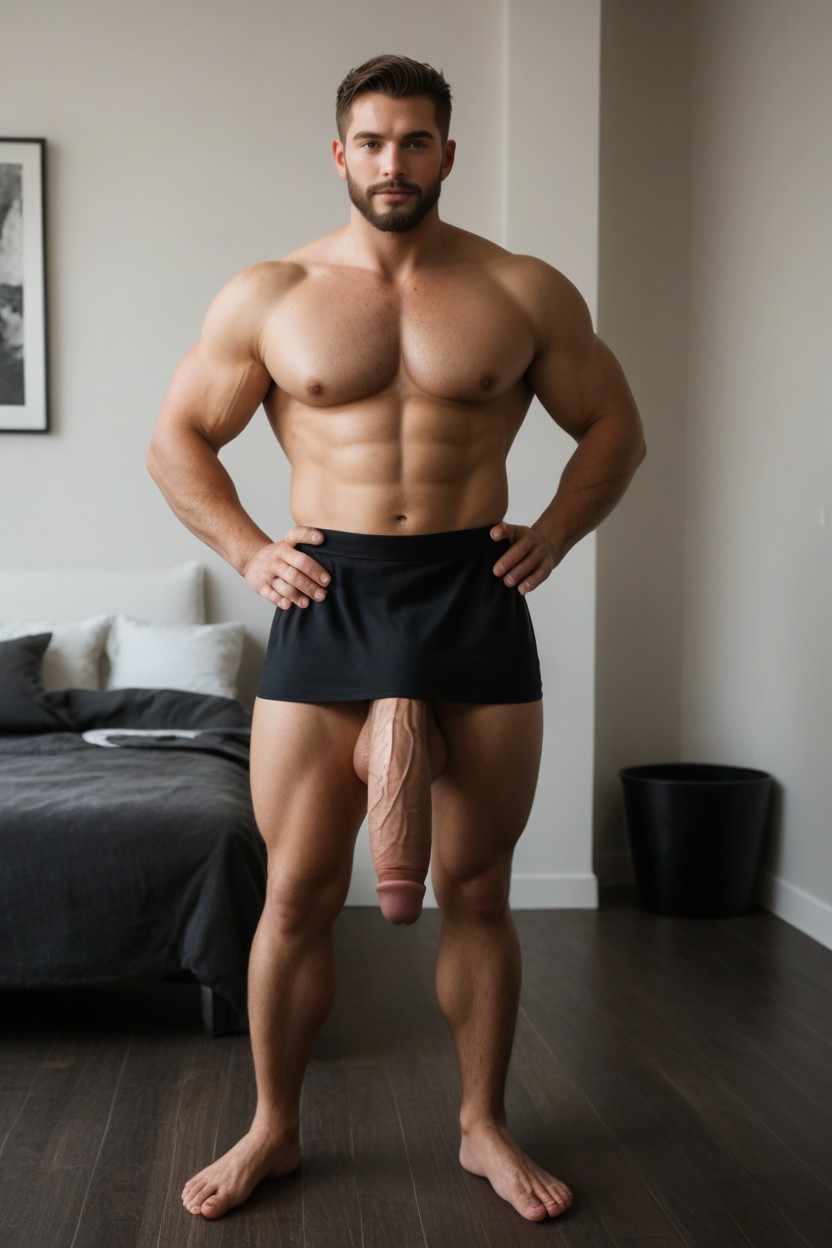 Thick Thighs, Photo Studio, Huge Dick ゲイAIポルノ