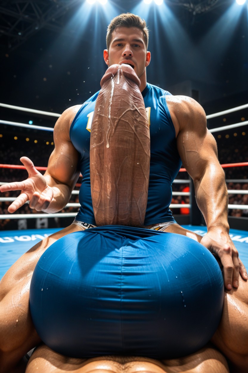 Form Fitting Clothes, Hyper Bulge, Big Cock Bulge AI Gay Porn