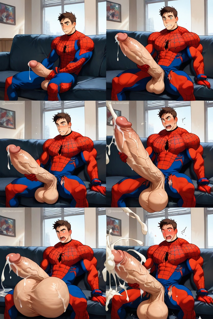 25+, Solo, Oversized Hyper Gigantic Balls AI Gay Porn