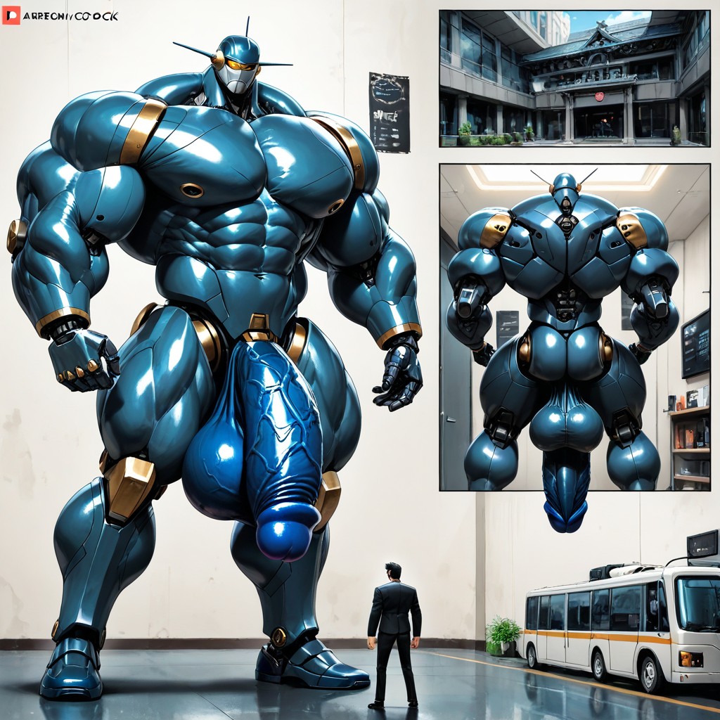 Aeromorph, Robot, Hyper Thick Cock ゲイAIポルノ