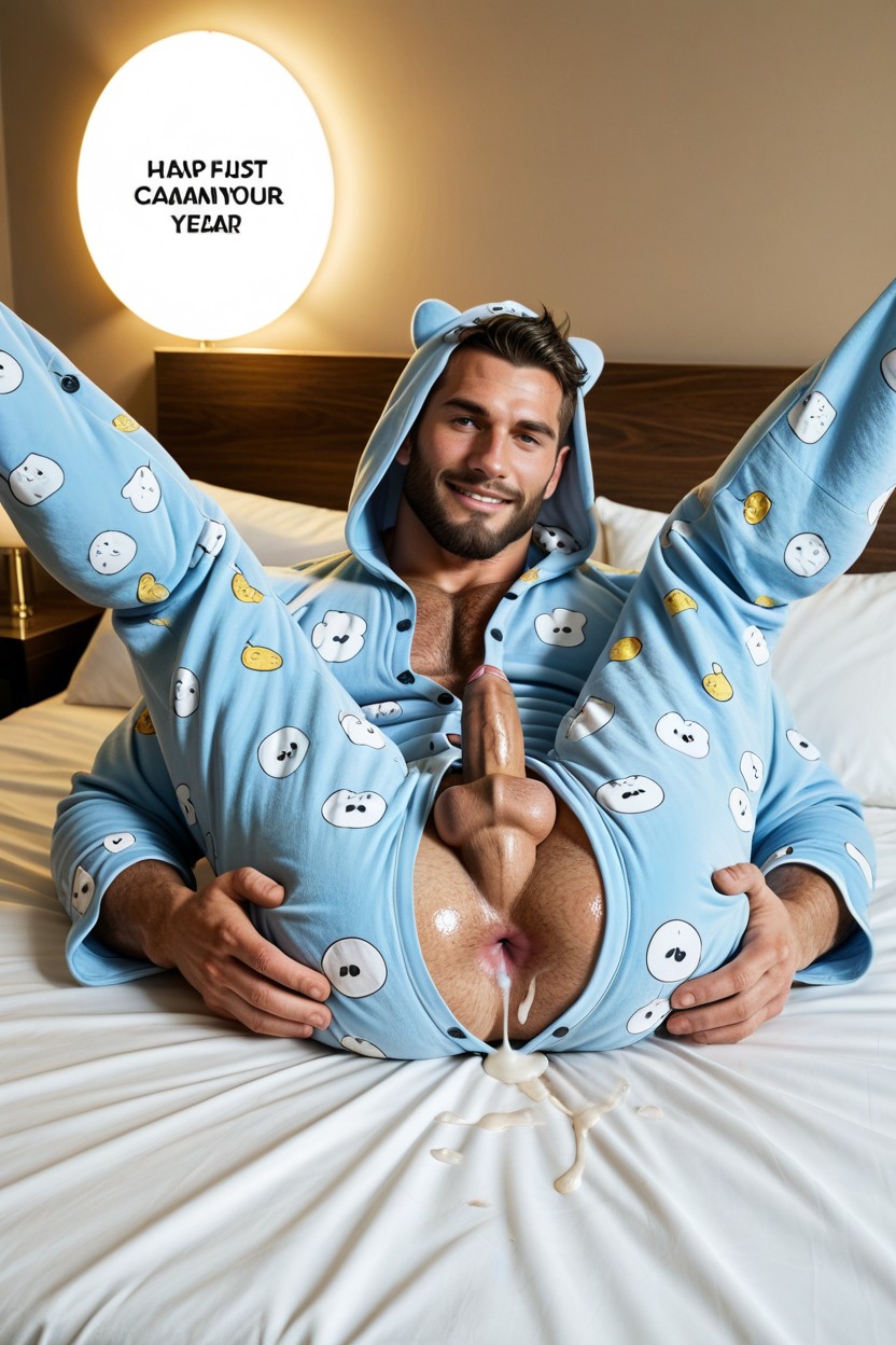 18+, Penis Flaccid Cock Foreskin Big Balls, Lights On AI Gay Porn