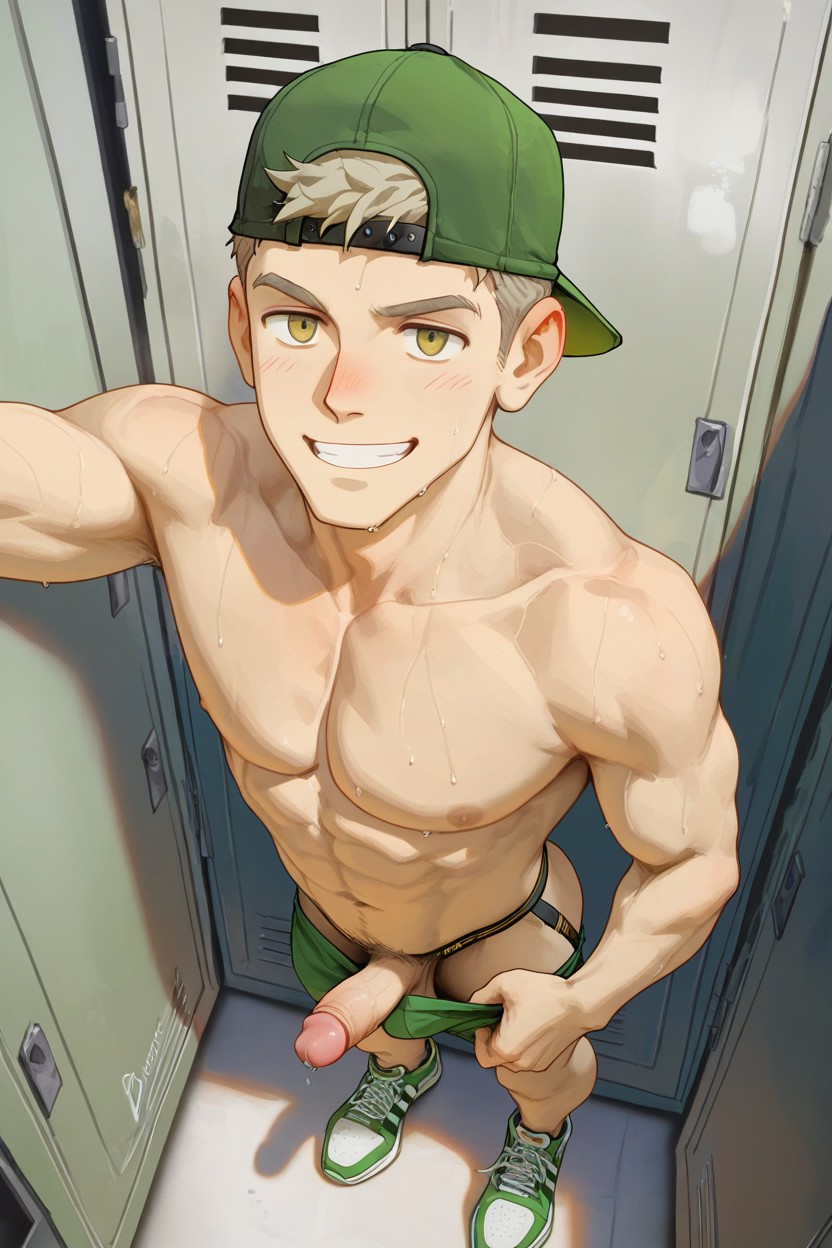 Touching Himself, Athletic Body, 苗條 AI同性戀黃片