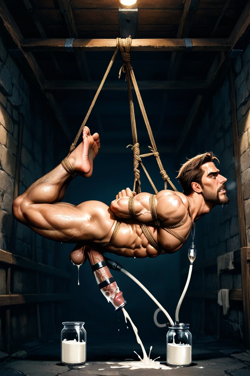 Anatomically Detailed, Of War, Ashamed Face AI Gay Porn