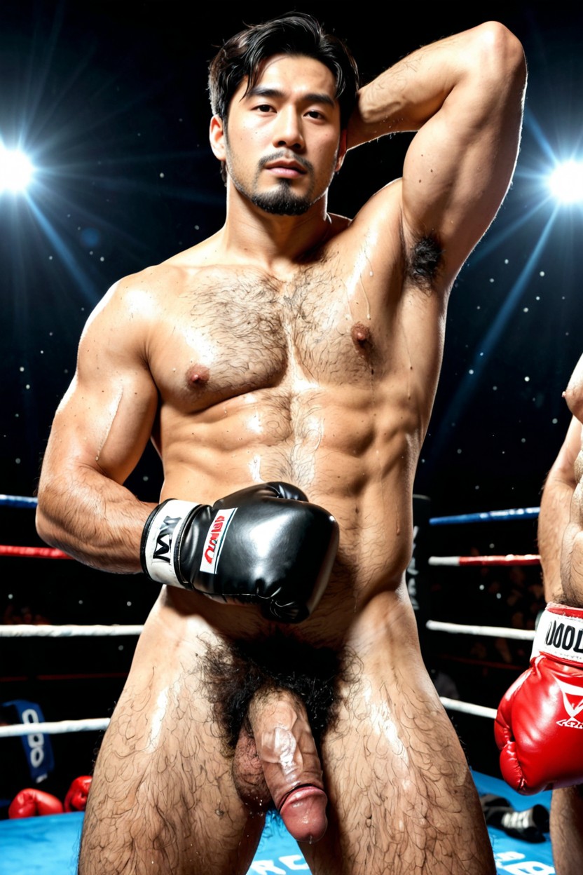 Idol Korean Man, Hdr, Sweaty AI Gay Porn