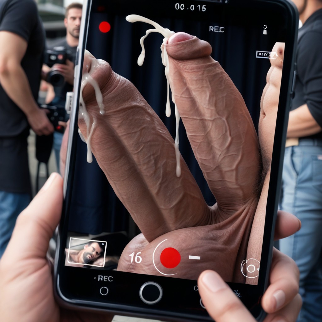 A Lot Of Men Recording, Massive Enormous Giant Hyper Cock, Handjob AI Gay Porn
