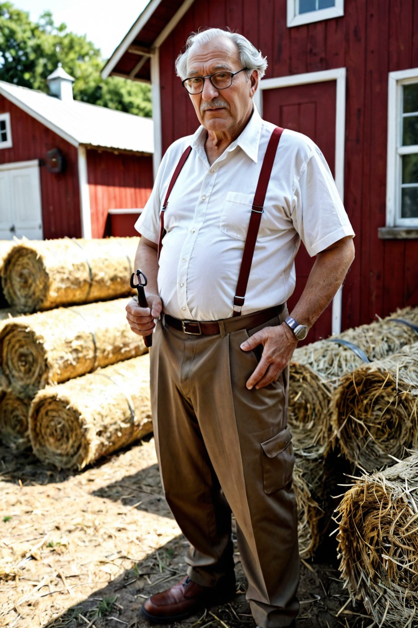 50+, Front View, Farm AI Gay Porn