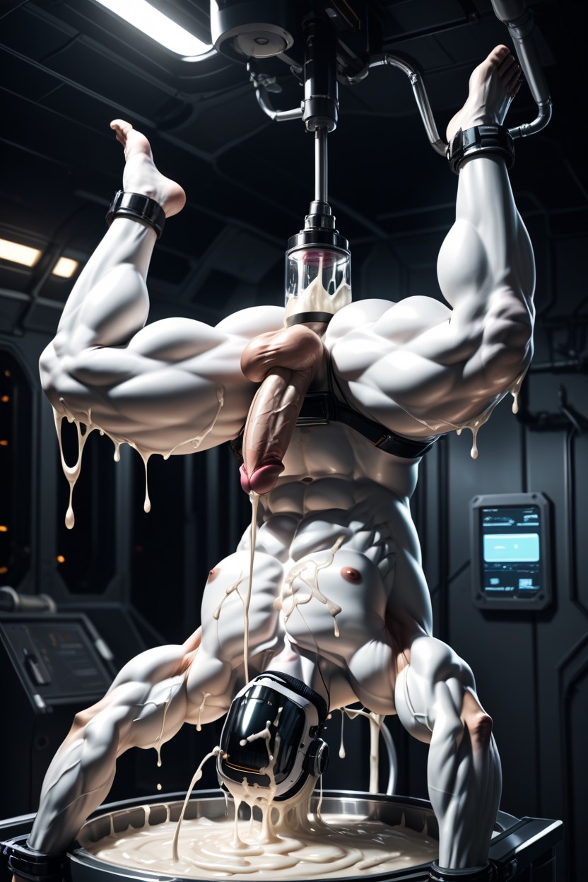 Cum On Clothes, Penis Pump, Hyper Detail AI Gay Porn