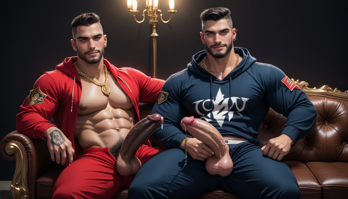 Dios Del Caos Como Vergón, Dark Dominant Look, Vip Tops AI Gay Porn