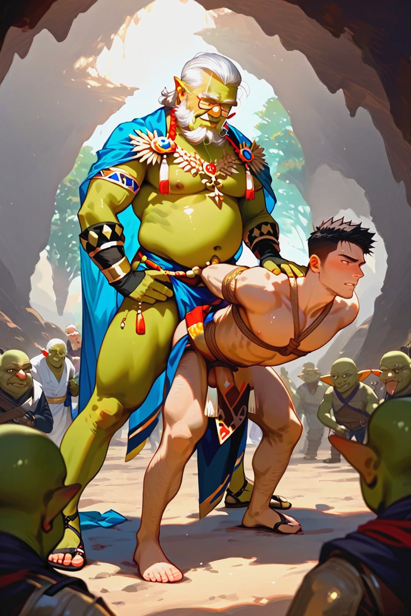 Big Orc AI Gay Porn