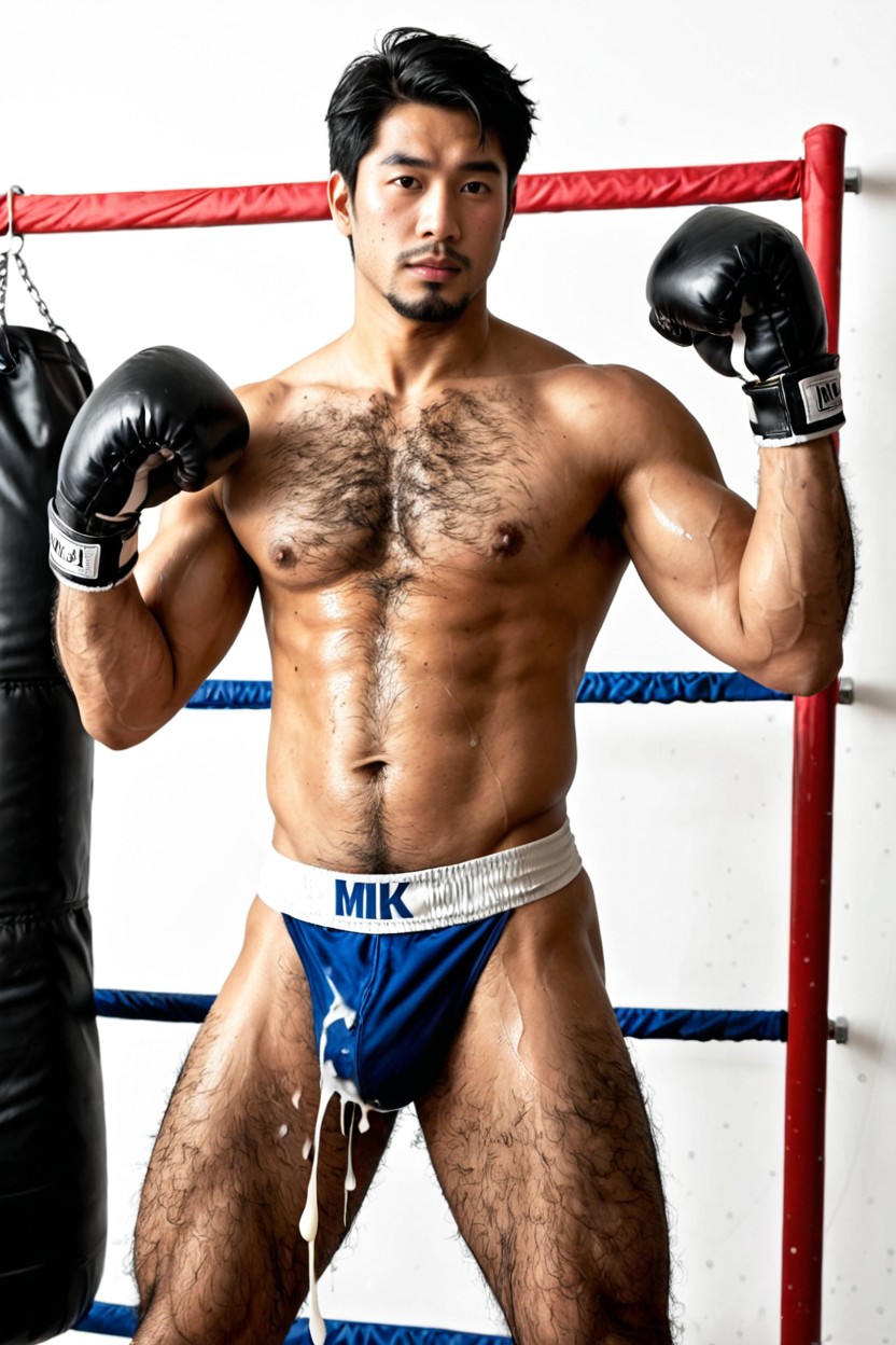 Hairy Balls, Extremely Hairy Body, Extreme Bushy Hairy Armpits AI Gay Porn