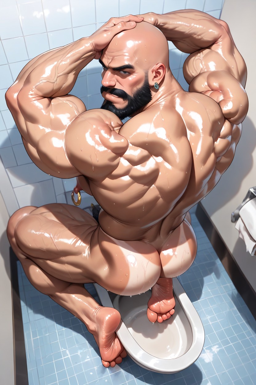 Cigar, Textured, No Hair On Body AI Gay Porn