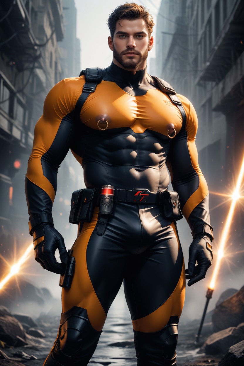 Hyper Realistic, Biceps, Gay AI Gay Porn