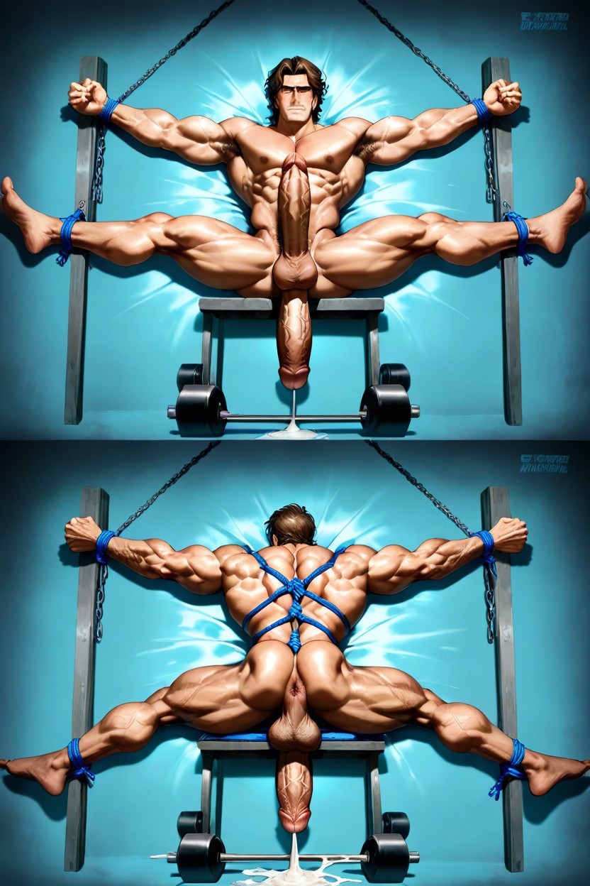 Dynamic Pose On Cross, Grande, Balls Weights Porno gay IA