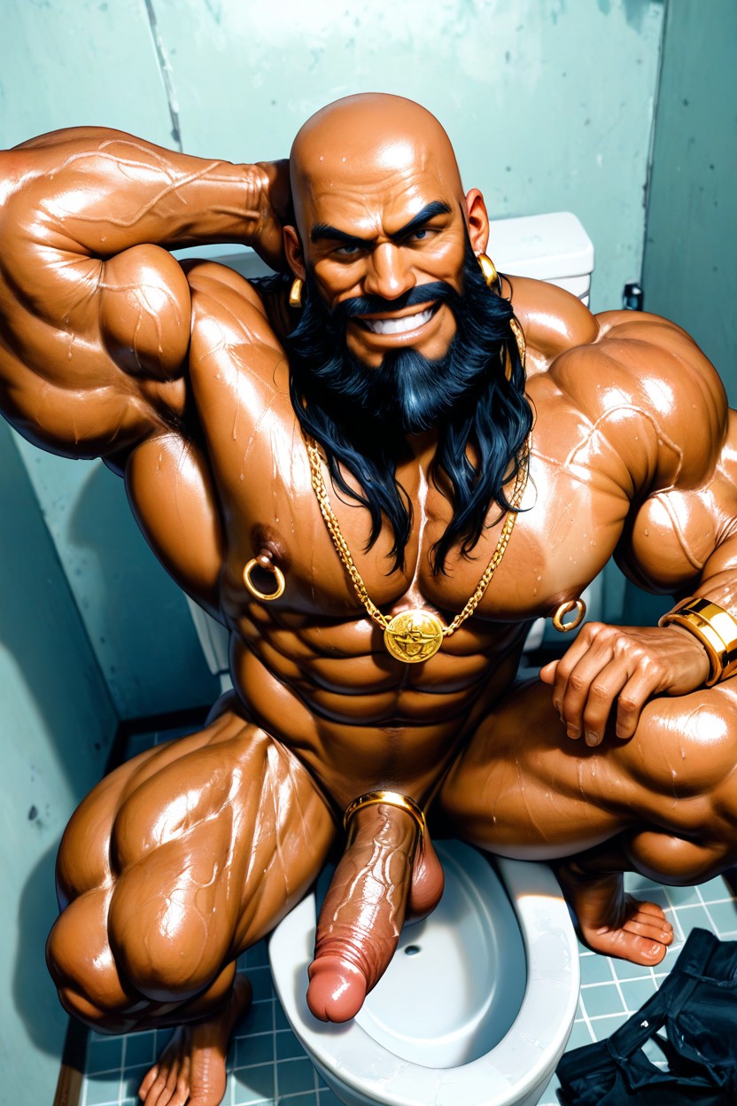 Warrior, Naked, No Beard AI Gay Porn