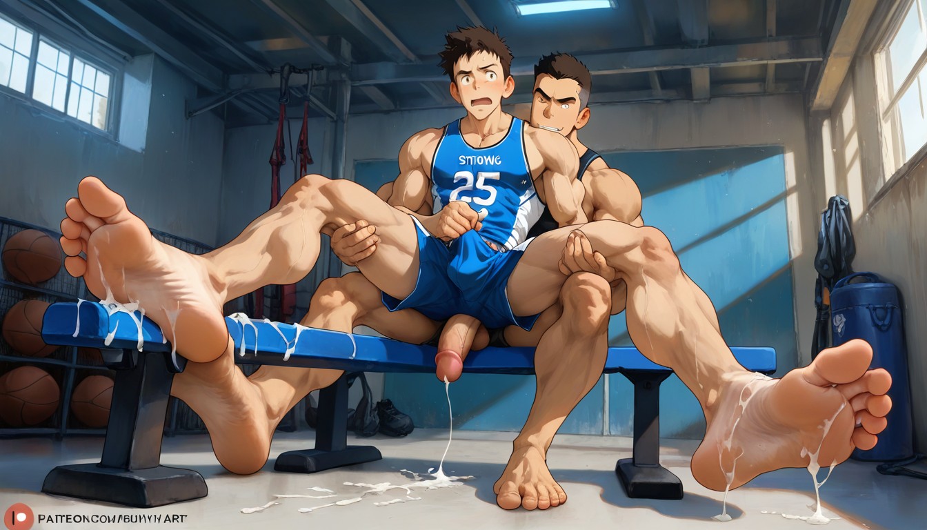 Full Bodyes, Sport Equipment Around, Cum A Lot AI Gay Porn