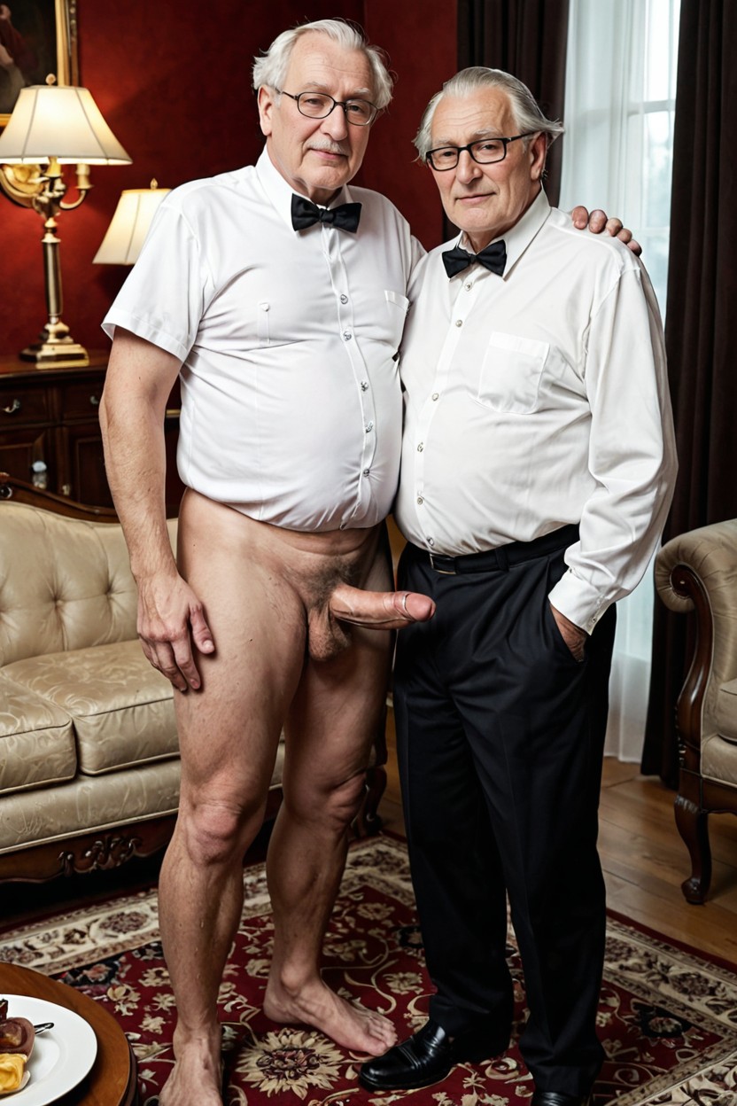 2 People, Full Body, Looking At Viewer AI Gay Porn