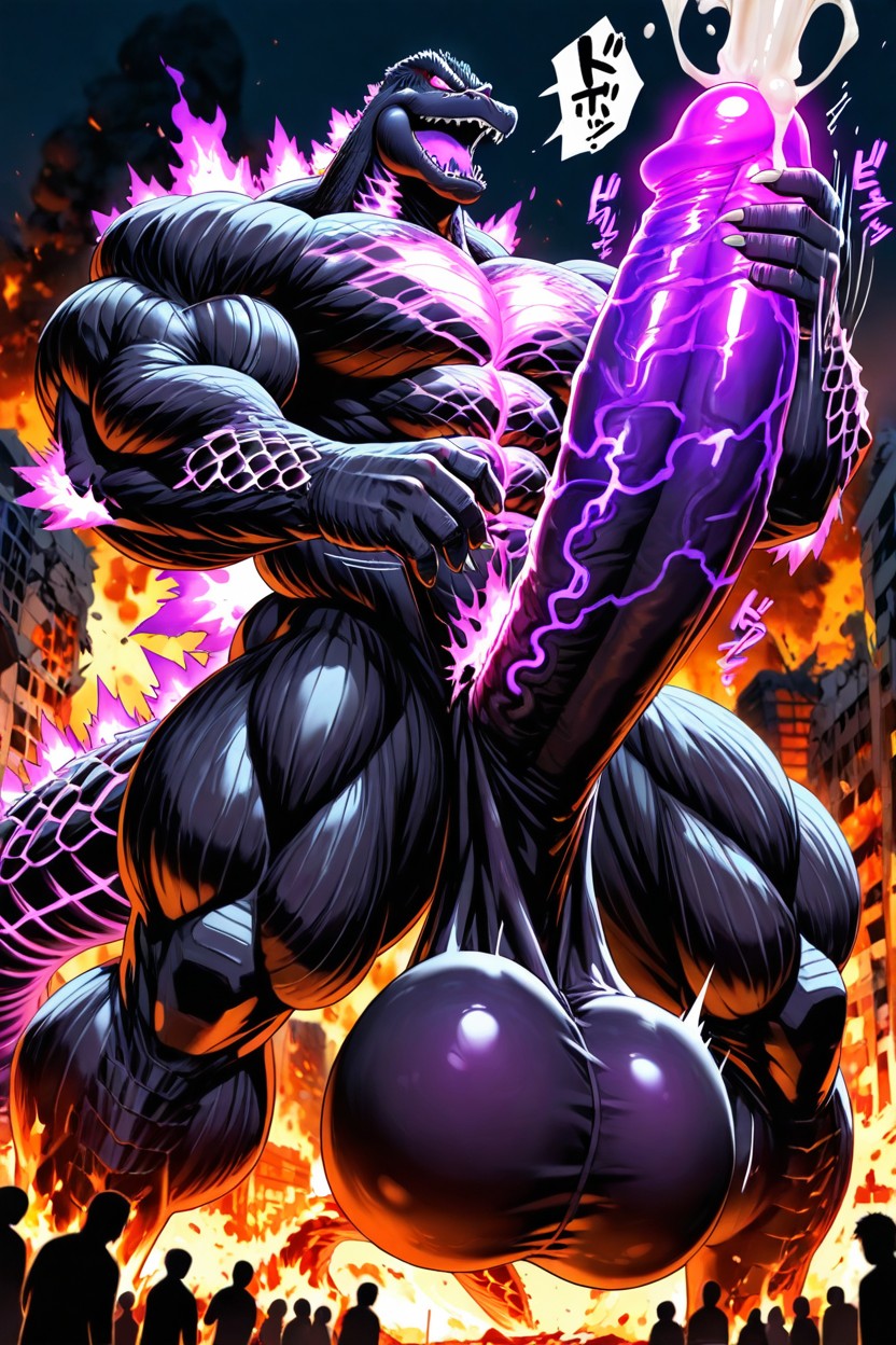 Thick Waist, Anthro, Long Tongue AI Gay Porn