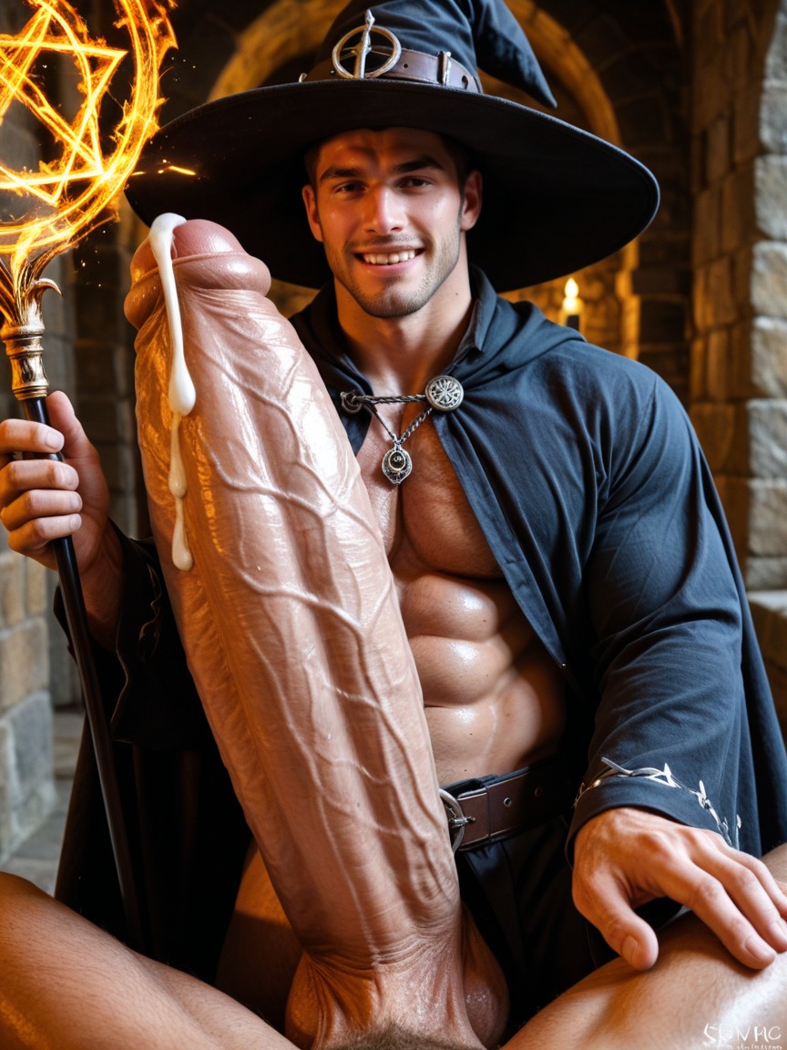 Shocked, Dungeon, High Fantasy AI Gay Porn