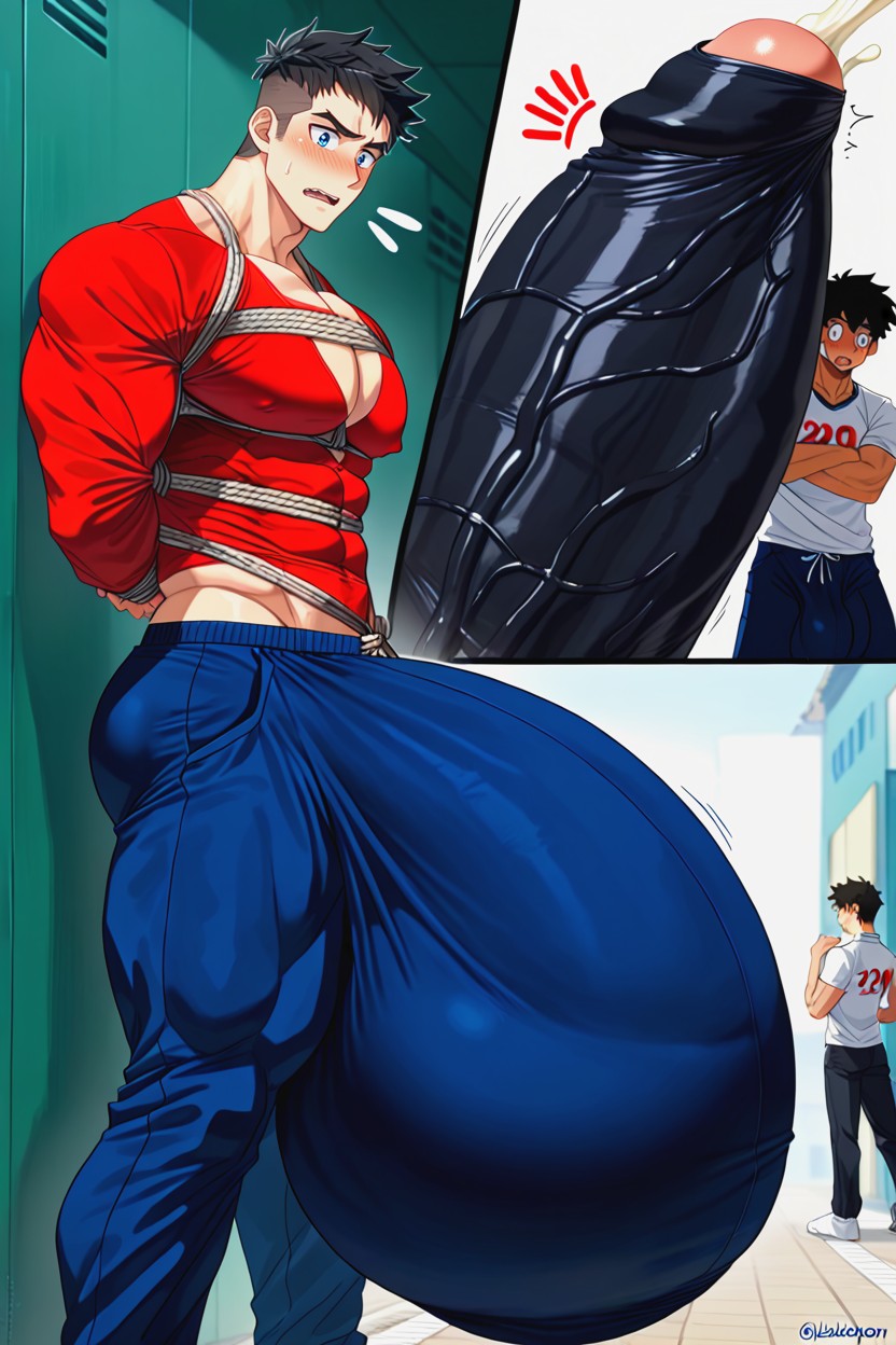 Caught, Fuckboy, Bara Manga AI Gay Porn