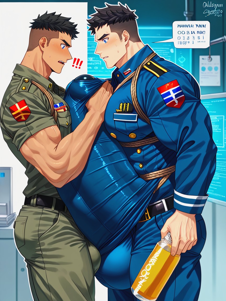 Hard Shadow, Shibari, Nullqllun Artstyle AI Gay Porn