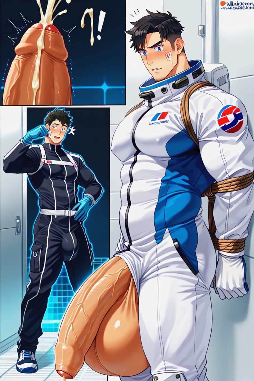 Nullqllun Artstyle, Vista Lateral, Colored Porno gay IA