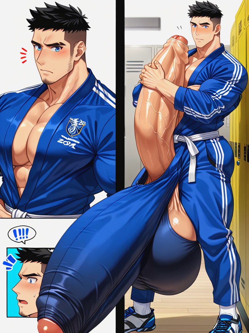 Perfect Impossibly Oversized Thick And Extra Long Hyper Dick, Shibari, Hard Shadow AI Gay Porn