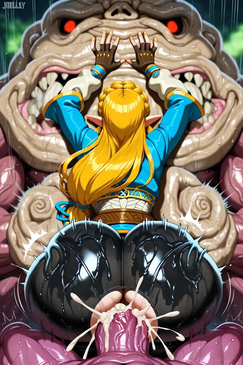 Soft Juicy Ass, Gigantic Oversized Monster Dick, Fully Inserted AI Gay Porn
